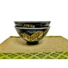 j-pure hitomi Japanese Mino Ware Ceramic Rice Bowl Set, Tiger