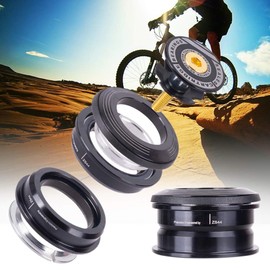Mountain Bike 4444S Headset 44mm 1-1/8" Bike Headset Spacer Bike Headset Bearing, Bicycle Headset Kit Bearing Semi Integrated Straight Tube Fork Internal