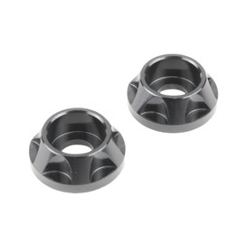 POSH 004285-06 Motorcycle Equipment NASA Type Cap Holder for M5 Cap Bolts, Black