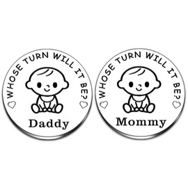 Decision Coin Parents To Be Gifts New Parent Gifts for Couples First Time Parents Gift Funny New Mom and Dad To Be Present Pregnancy Gift for Expecting Mom Mummy and Daddy