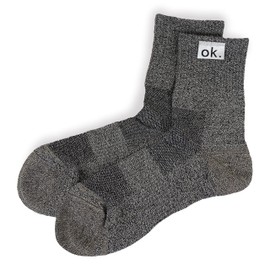 Ok. Grounding Socks Grey L - Faraday Earthing Silver Conductive Socks With Grounding Technology - Protect Your Feet