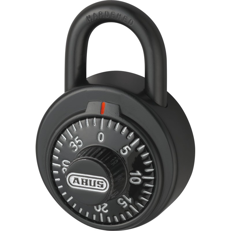 Abus 78/50 Combination Lock, Black (Carded Packaging)