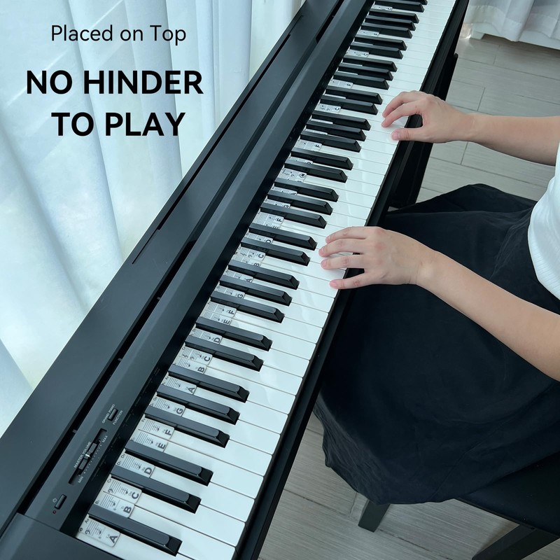 BEATBIT Piano Note Strips with Solfege (Do Re Mi…), Fit