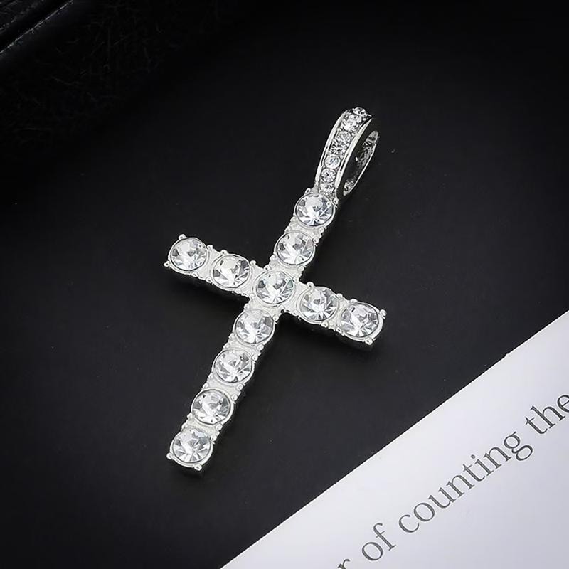 Cross Necklace for Men & Women, 2024 Trendy Iced Out