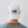 CafePress Swedish Flag Cap Unique Adjustable Baseball Hat White