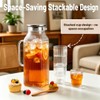 Glass Pitcher with Lid and 4 Glass Cups Set, 68