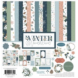 Echo Park Paper Carta Bella Collection Kit 12"X12"-Winter Wonderland