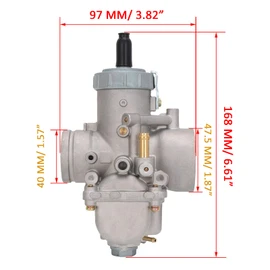 Motorcarb, Carburetor Carb with Intake Manifold Boot for Polaris Xplorer 250 (00 02)300 (96 99)400 (99 02)400L (94 98) 4x4, Xpress 300 (96 99)400 (96 97) ATV Carb (For 4 Stroke Only)