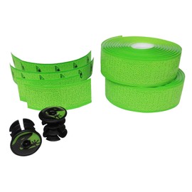 Lizard Skins DSP BAR Tape & Plugs V2 Bar Tape Cycling Road Bike Grip/Cyclocross Grip (Hyper Green, 2.5mm)