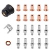 23PCS Plasma Torch Tips Kit 40-50A 1.0mm for IPT-60/PT-60/IPT-40/PT40 with