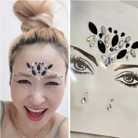 할로윈 페이스 크리스탈 스티커 유령 호박 장식 마스크 장신구 문구 악세사리 장식품 축제 Halloween Face Crystal Sticker Ghost Pumpkin Decoration Mask Accessories Stationery Decoration Festival
