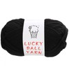 Yarn for Crocheting,100g Soft Yarn for Crocheting,Crochet Yarn for Sweater,Hat,Socks,Blankets(Black)