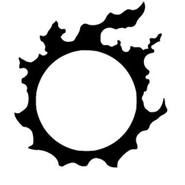 Meteor Symbol 5.5" Tall Final Fantasy FF7 Logo Die Cut Decal - Black Color