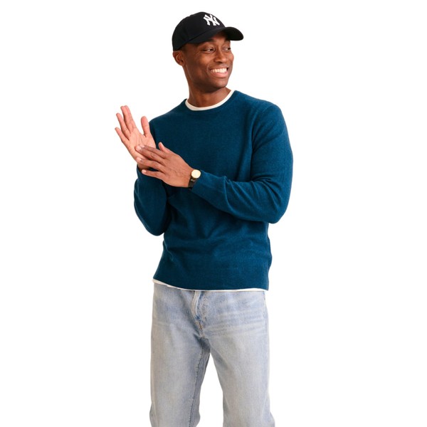 The Original Cashmere Crewneck Sweater Men's (US, Alpha, Medium, Regular,