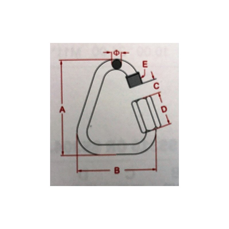 US STAINLESS Stainless Steel 316 Delta Quick Link 1/8" (3.5mm)