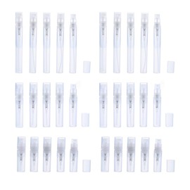 Vctitil 30 Pcs 2ML 3ML 5ML Mini Clear Spray Bottles Refillable Perfume Atomizer Small Empty Sample Containers Portable Liquid Dispenser Travel Bottle