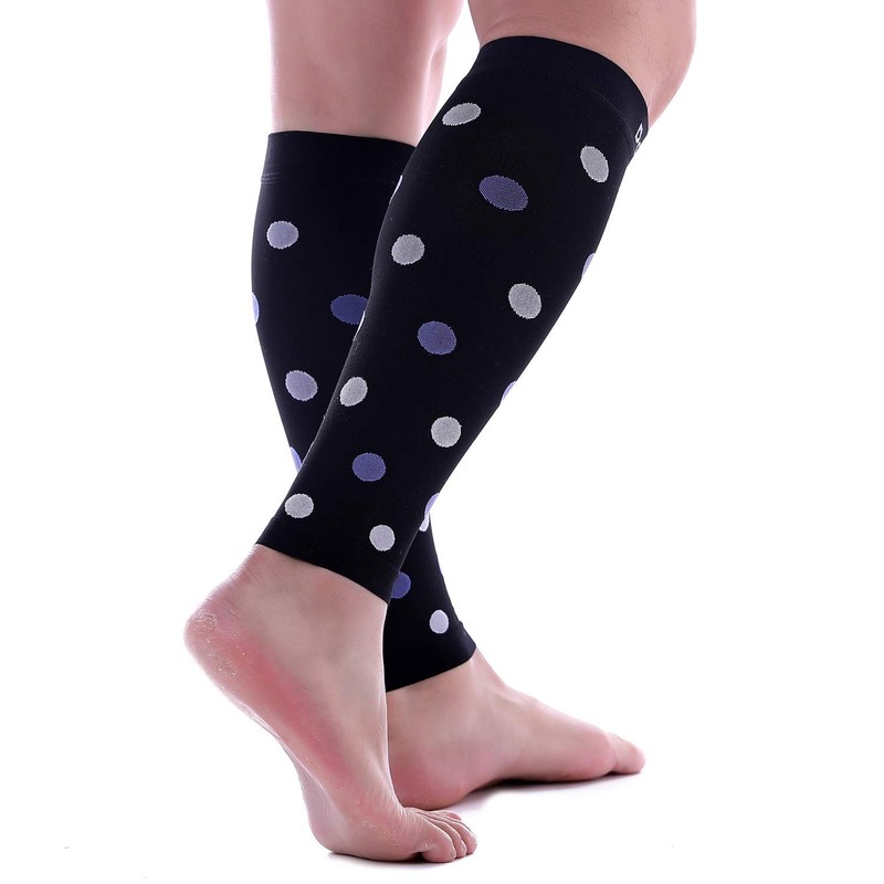 Doc Miller Calf Compression Sleeve Men Women, 20-30mmHg Medical Grade