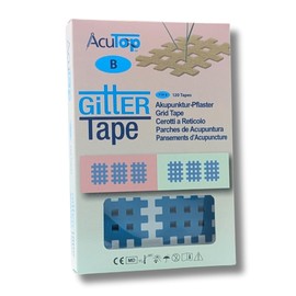 AcuTop Gitter Tapes – gezielte und sanfte Unterstützung nach dem Prinzip der Akupunktur (Blau, Typ B)