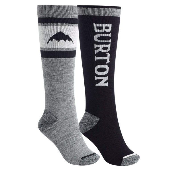 Burton Weekend Midweight Sock 2-Pack Chaussettes de ski Femme True Black FR : M (Taille Fabricant : SM)