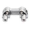 Unbranded Chrome 2" Risers 1" Handlebar Clamp For Harley Softail