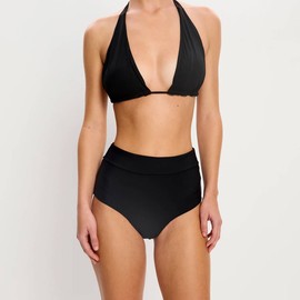 Modibodi Swimwear Hi Waist Bikini Brief - Light, Black / 10/S