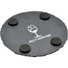 Argon Tableware Round Slate Coasters - 10cm - 6 Piece