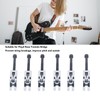 6PCS Metal Guitar Tremolo Saddles Double Locking System String Saddle