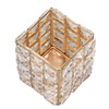 European Style Crystal Storage Box Crystal Jewelry Trinket Box Square