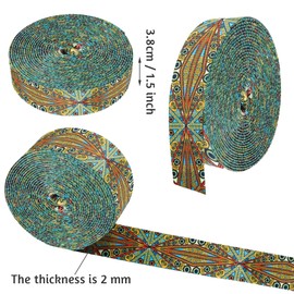 Grosun 1.5 inch Patterned Nylon Webbing Belt Webbing Straps Purse Straps Backpack Straps Nylon Belt for Seatbelt, Bags, Backpacks, Luggage (GG, 3.3 Yards)