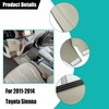 FZJDSD Bisque Tan Driver Side Bottom Microfiber Leather Replacement Seat