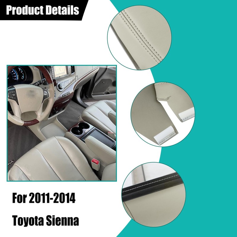 FZJDSD Bisque Tan Driver Side Bottom Microfiber Leather Replacement Seat