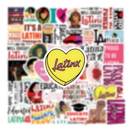 61Pcs Latina Stickers, Cartoon Stickers for Water Bottles Stickers Bulk Waterproof Stickers for Water Bottle Stickers for Kids Dinosaur Water Bottle Sticker Packs Kids Random Stickers Boy Stickers…