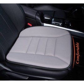 kingphenix Car Seat Cushion with 1.2inch Comfort Memory Foam, Seat Cushion for Car and Office Chair (Gray)