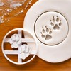 Wolf Paw Prints Cookie Cutter, 1 Piece. Bakerlogy