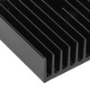 10pcs 40x11x40mm Black Heat Sink Radiator Aluminum Cooling Fin 3