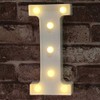 LED Marquee Letter Lights Alphabet Light Up I Sign for Wedding Home Party Bar Decoration I