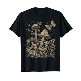Cute Fairycore Floral Moth Aesthetic Girls Women T-Shirt