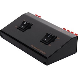 2 Way Switch Box Speaker Stereo Speaker Selectors