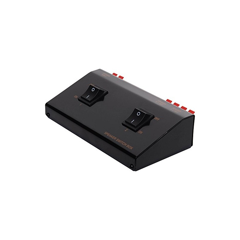 2 Way Switch Box Speaker Stereo Speaker Selectors
