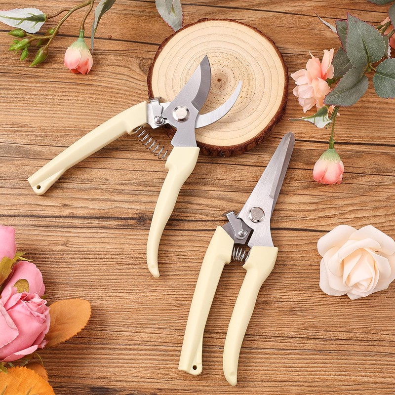 12 Pcs Garden Shears Flower Scissors Pruning Shears Floral Garden