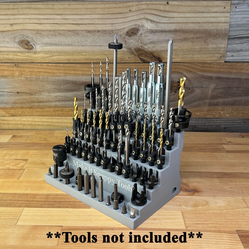 Make it Snappy Benchtop or Wall-Mount Bit Organizer - Neatly