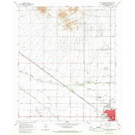 YellowMaps Casa Grande West AZ topo map, 1:24000 Scale, 7.5 X 7.5 Minute, Historical, 1965, Updated 1967, 26.9 x 22.1 in - Tyvek