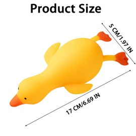 Anti-Stress Toy, Pack of 3 Duck Stretchy Toy, Stress Relief Toy, Creative Decompression, as a Gift, for Emotional Relief and Improved Concentration