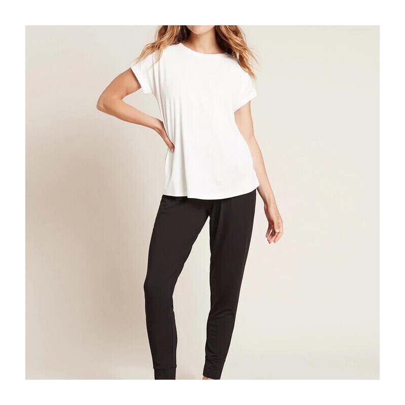 Boody Downtime Lounge Top, White / L
