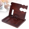 Desktop Storage Bracket Multifunctional Wooden Mobile Phone Base Watch Glasses