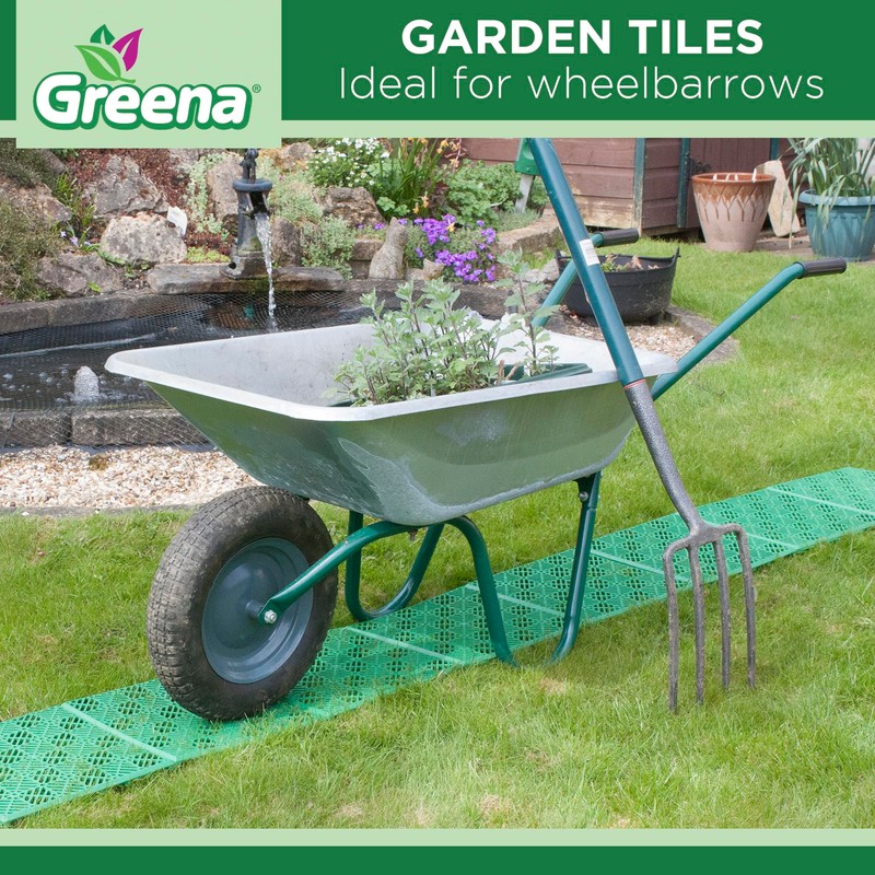 Greena® Garden Tiles - 5 Pack - Creates a path