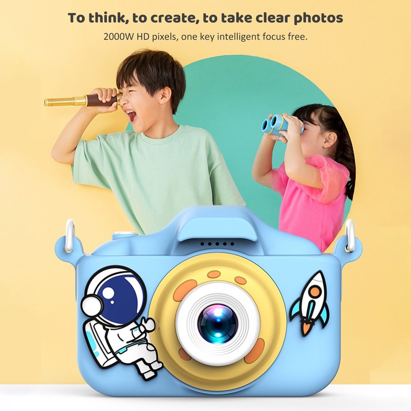 Andoer Cartoon Kids Camera Kids Digital Camera for Boys And