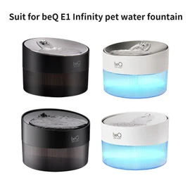 beq offical cat water fountain filter, 12 Packs Replacement Filters for E1 Infinity Cat Fountain, 6 Months Set of Replacement Filters for Pet Water Fountain Dog Dispenser