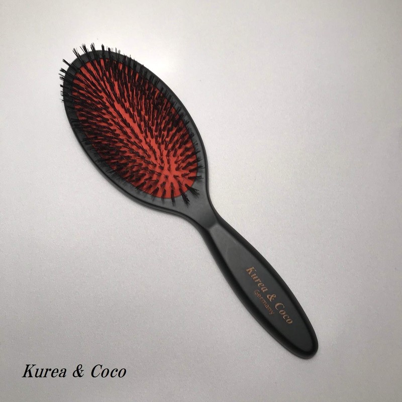 Boa (#boar hair) Luxury Hair Brush, Made in Germany, Soft