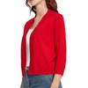 Urban CoCo Women's 3/4 Sleeve Lightweight Open Front Knit Sweater